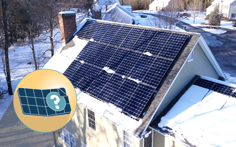 How much energy will my solar panels produce in the winter?