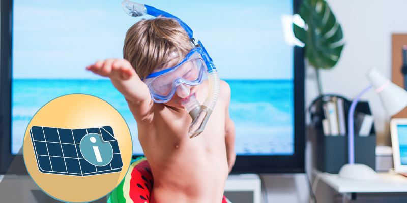 Using Solar Energy While Working from Home