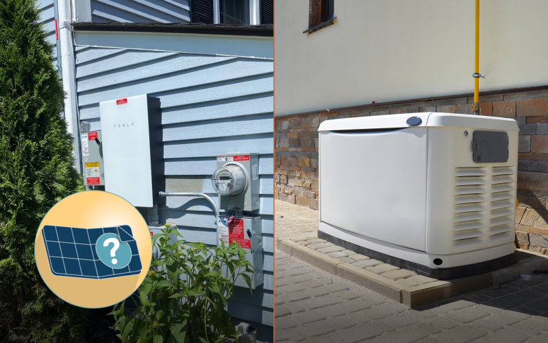 Solar Battery vs. Generator: Which One Is Right for You?
