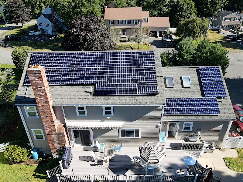 11.90 kW Solar Installation in Natick, MA