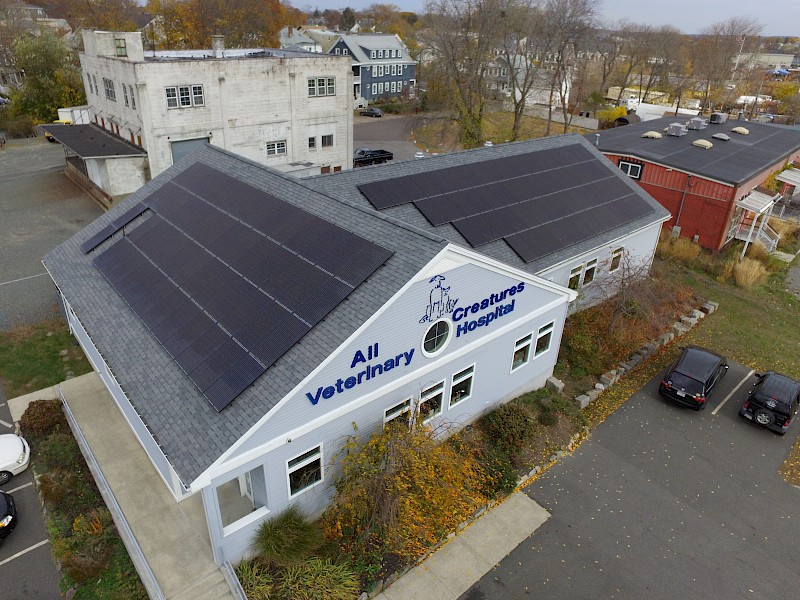 31.30 kW Commercial Solar Install on All Creatures Veterinary Hospital