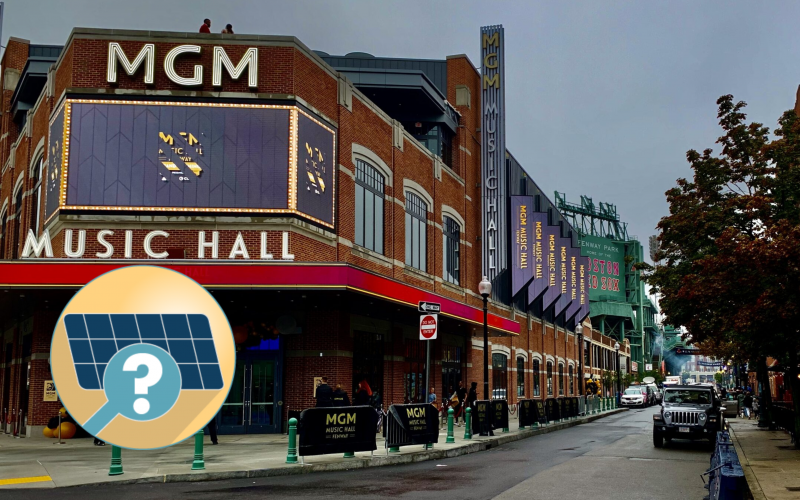 MGM Music Hall at Fenway Goes Solar!
